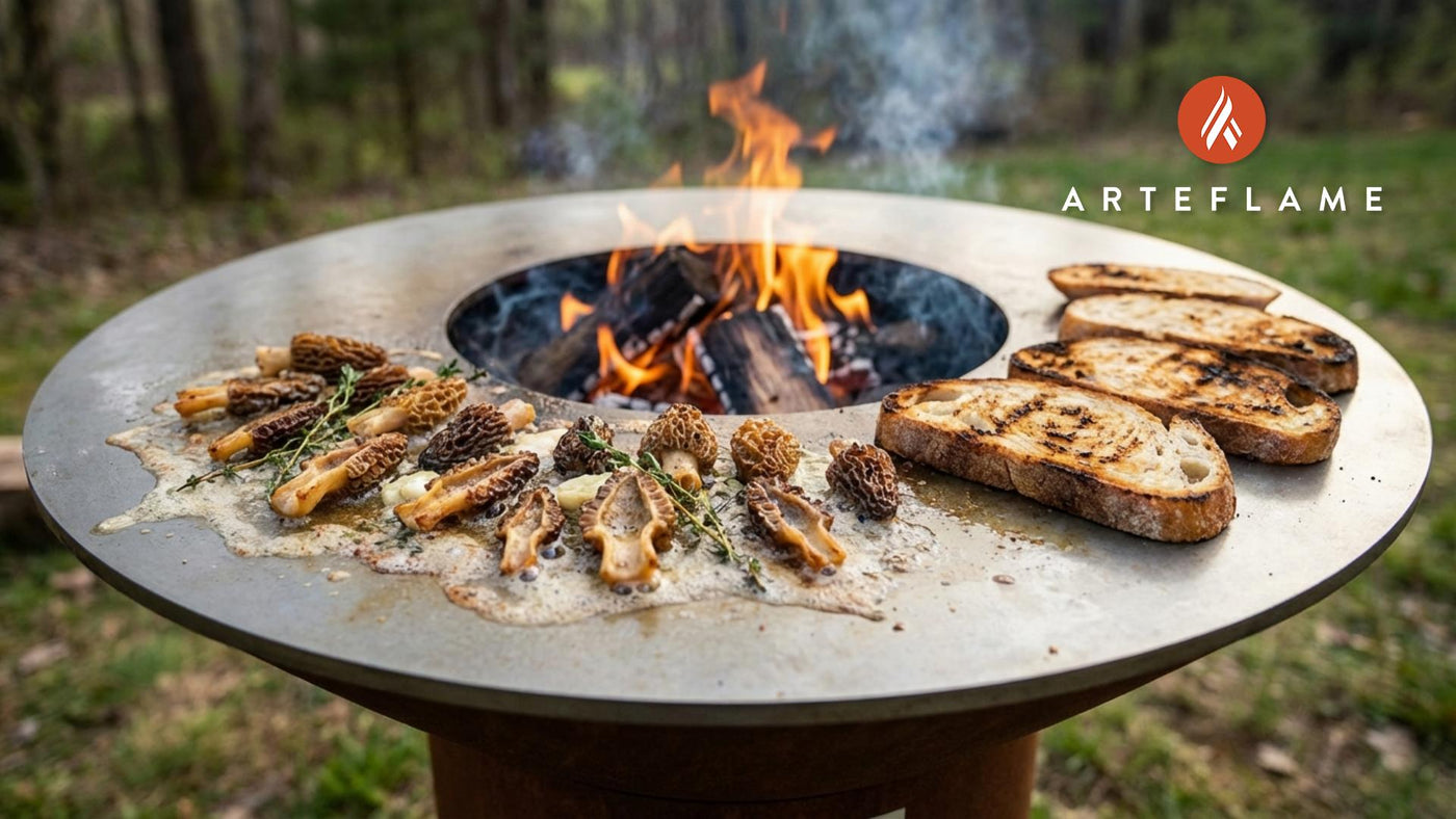 North Dakota Style Grilled Morel Mushrooms on Toast Recipe