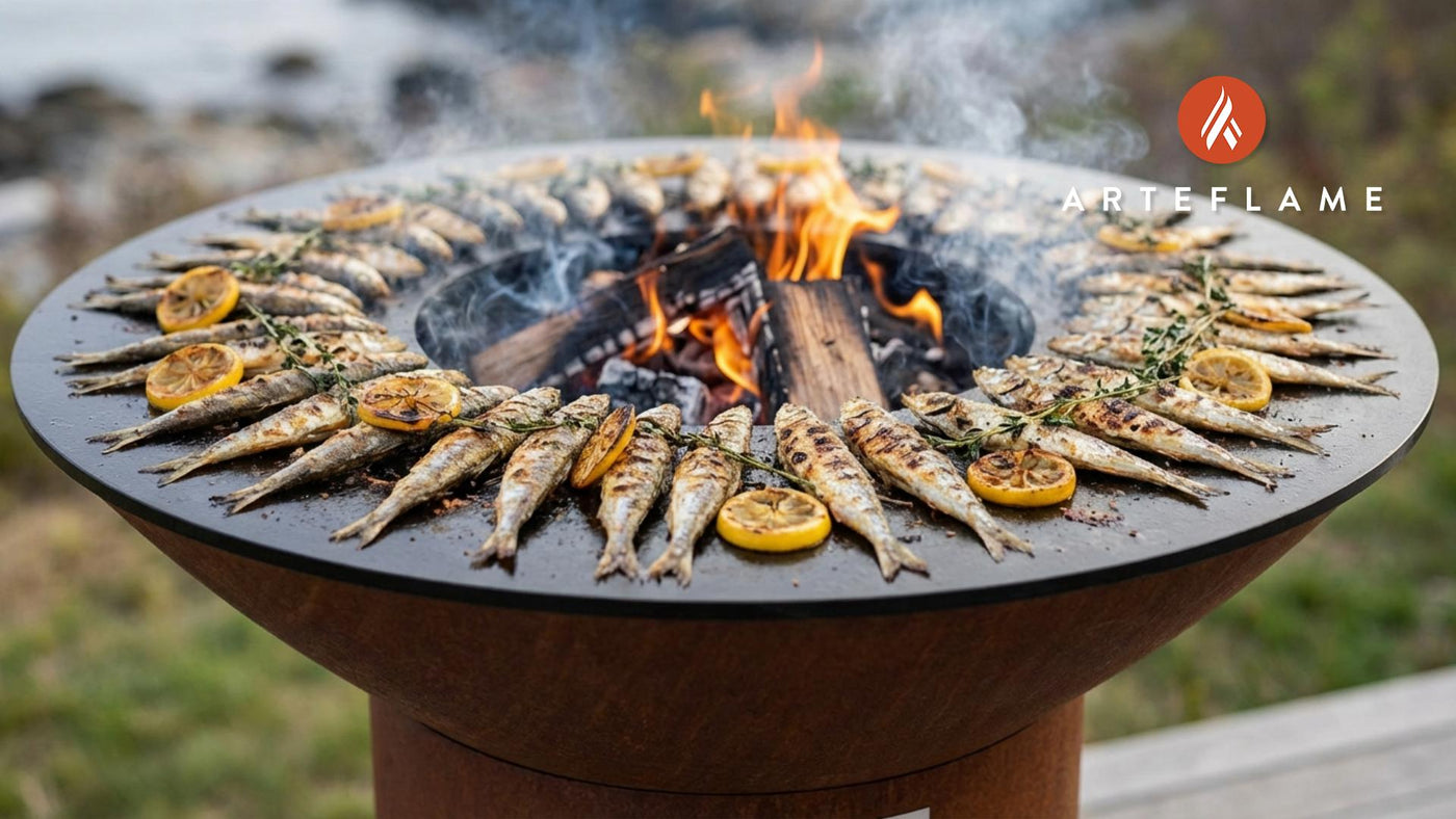Crispy Grilled Rhode Island Smelt with Lemon and Herbs