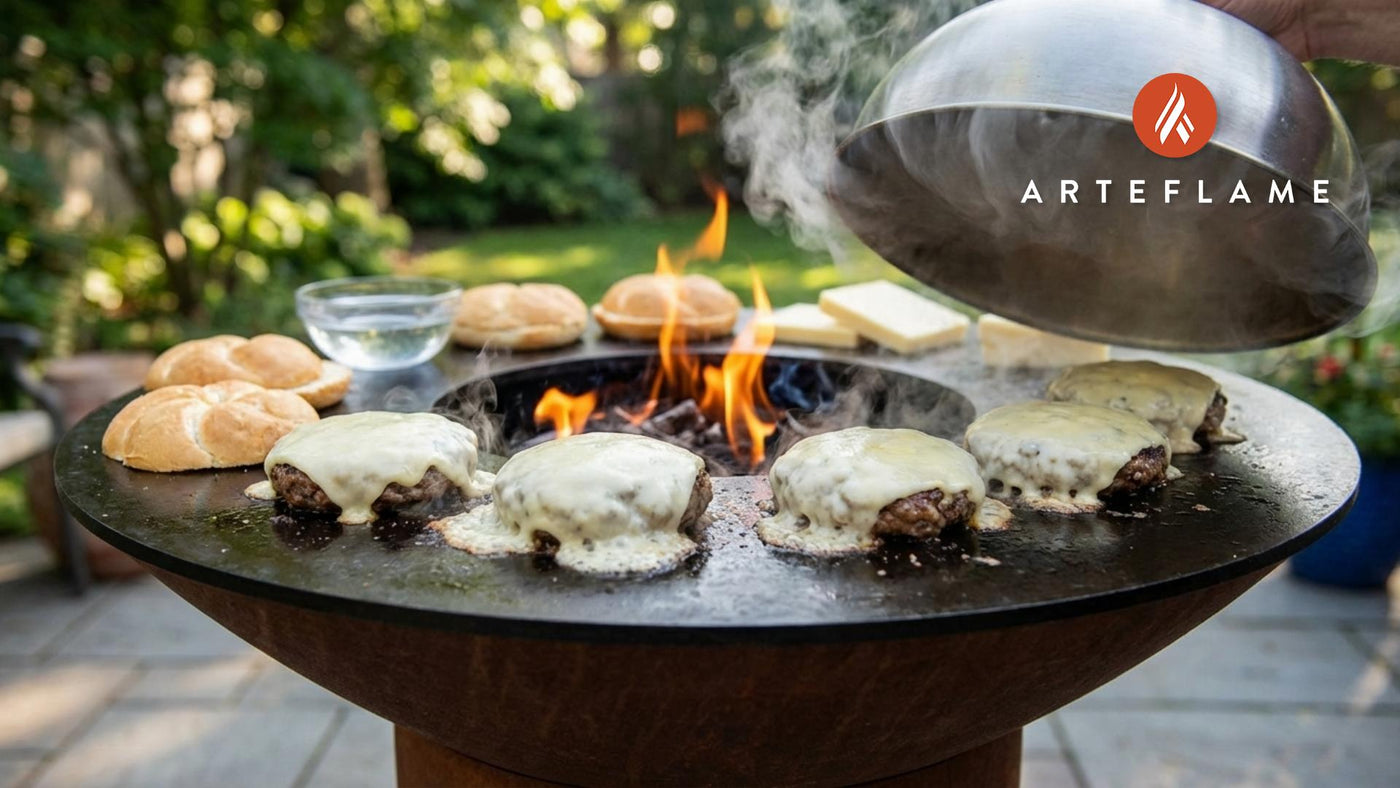 Connecticut Grilled Steamed Cheeseburger: A Regional Classic on the Arteflame