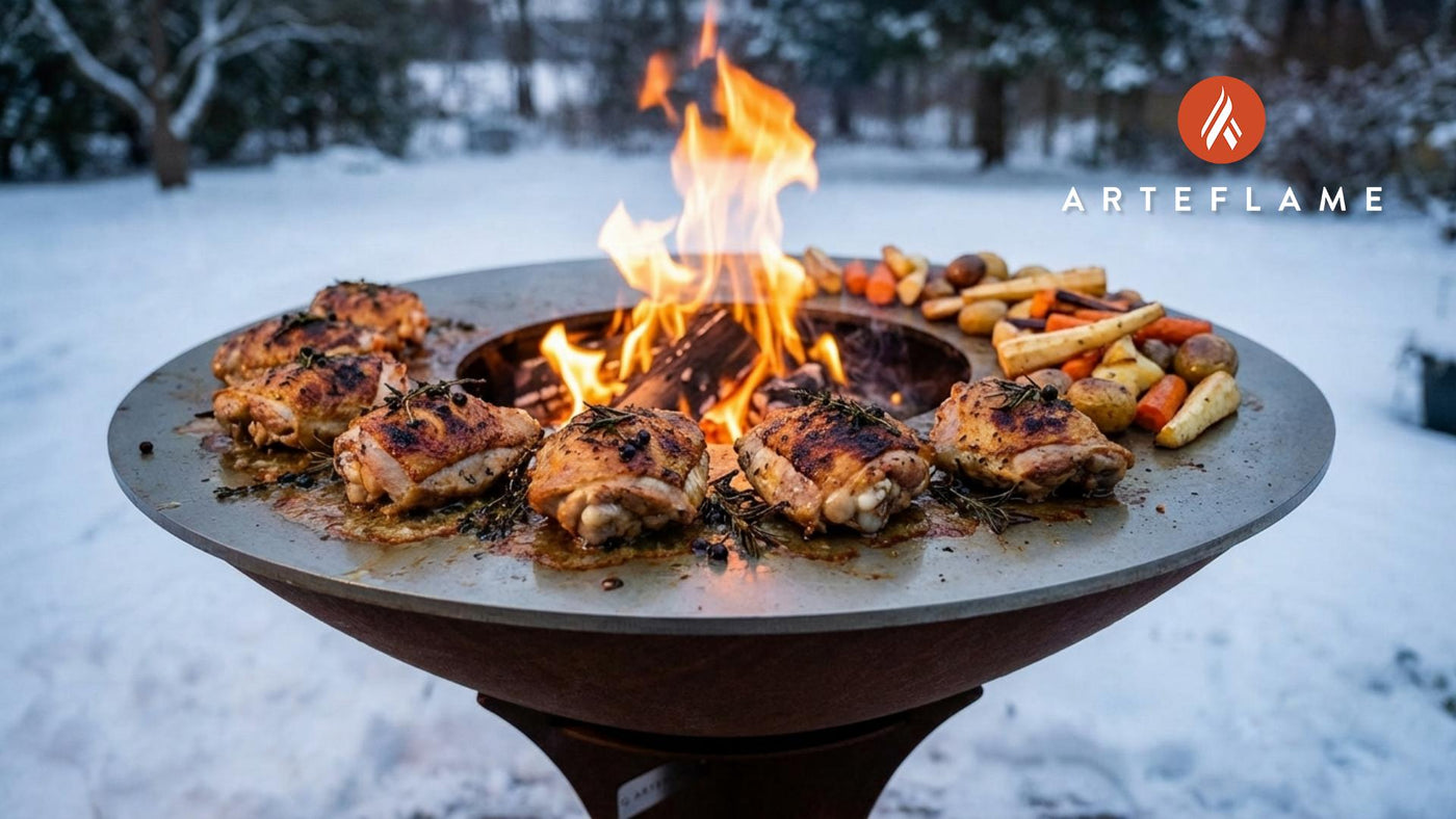 Grilled Finnish Winter Herb Chicken Thighs: A Nordic Arteflame Recipe