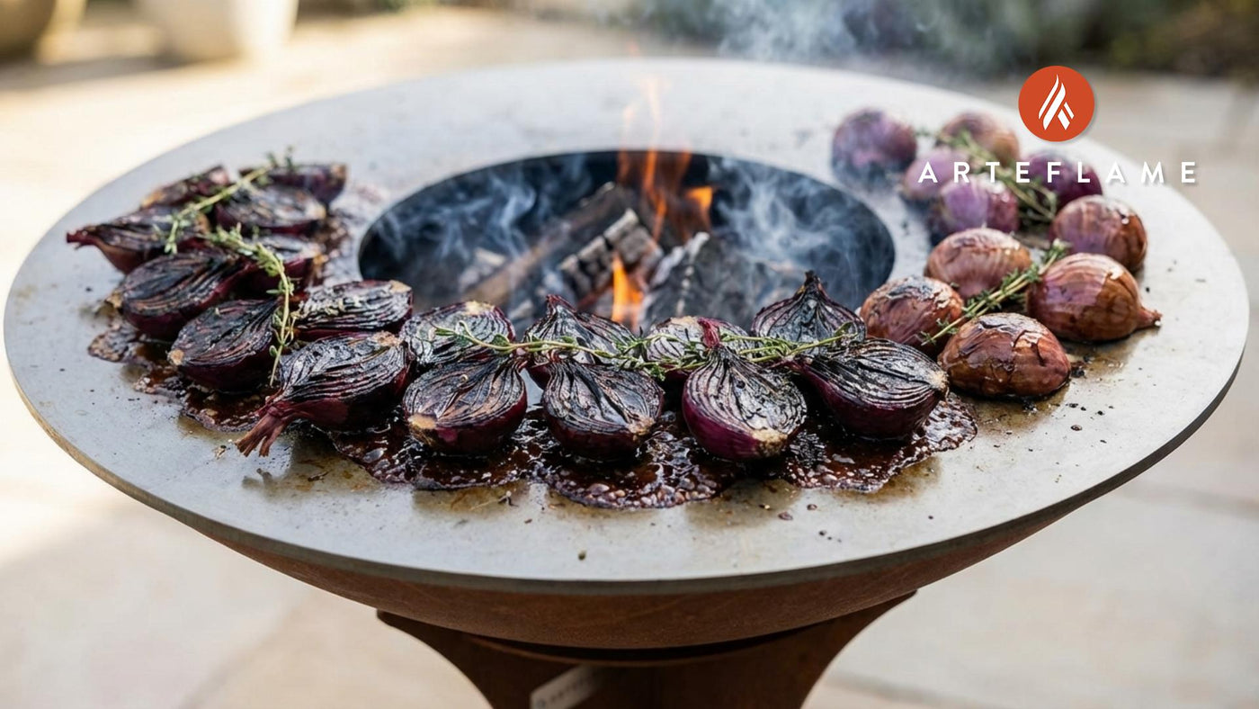 Smoky Charred Red Onions with Balsamic Glaze