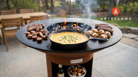 Smoky Wisconsin Beer Cheese Fondue Dip for the Arteflame Grill