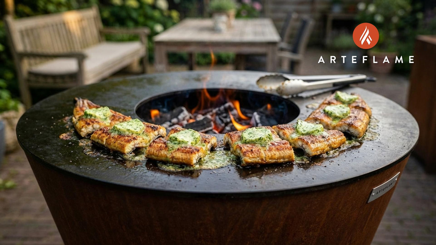 Authentic Belgian Grilled Eel with Fresh Herb Butter