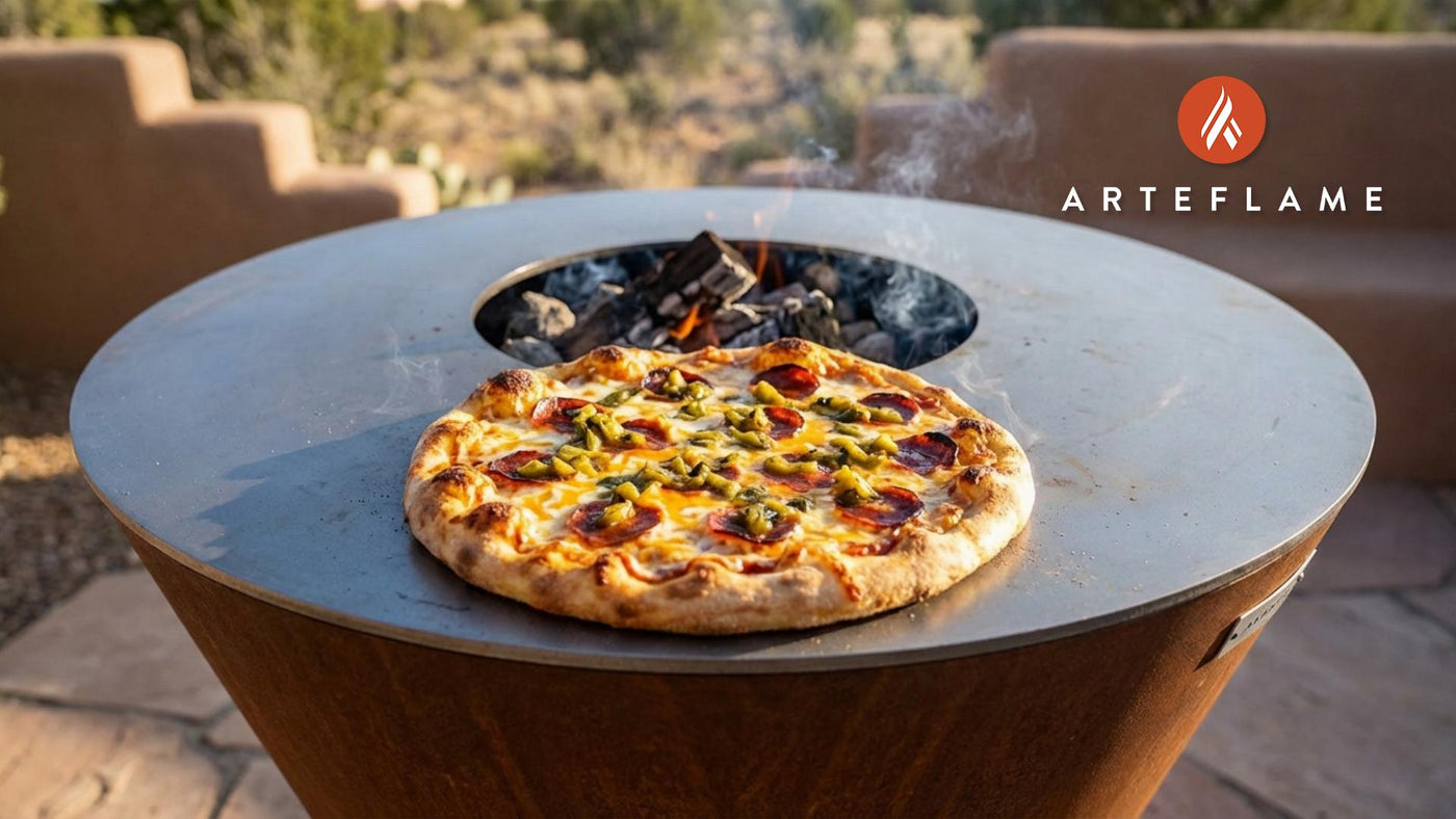 Smoky New Mexico Hatch Chile Grilled Pizza Recipe