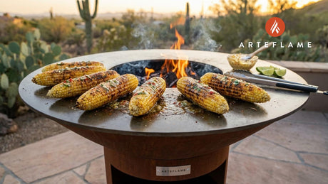 Smoky Arizona Hatch Chile Grilled Corn Recipe | Arteflame Grill