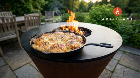 Grilled Virginia Country Ham Biscuits with Honey Butter Glaze