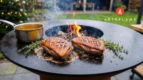 Crispy German Grilled Duck Breast with Savory Orange Glaze