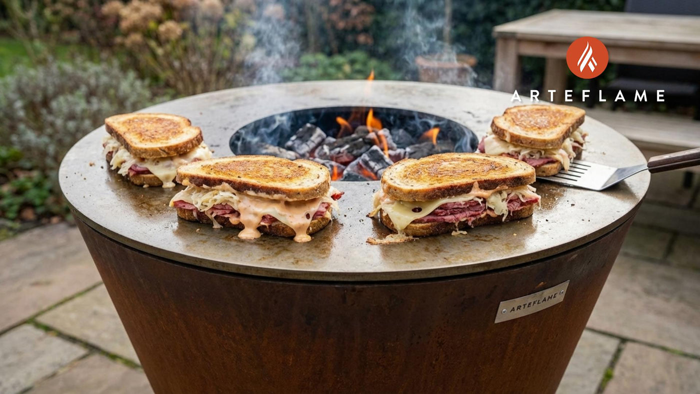 Ultimate Grilled Reuben Sandwich on the Arteflame Grill
