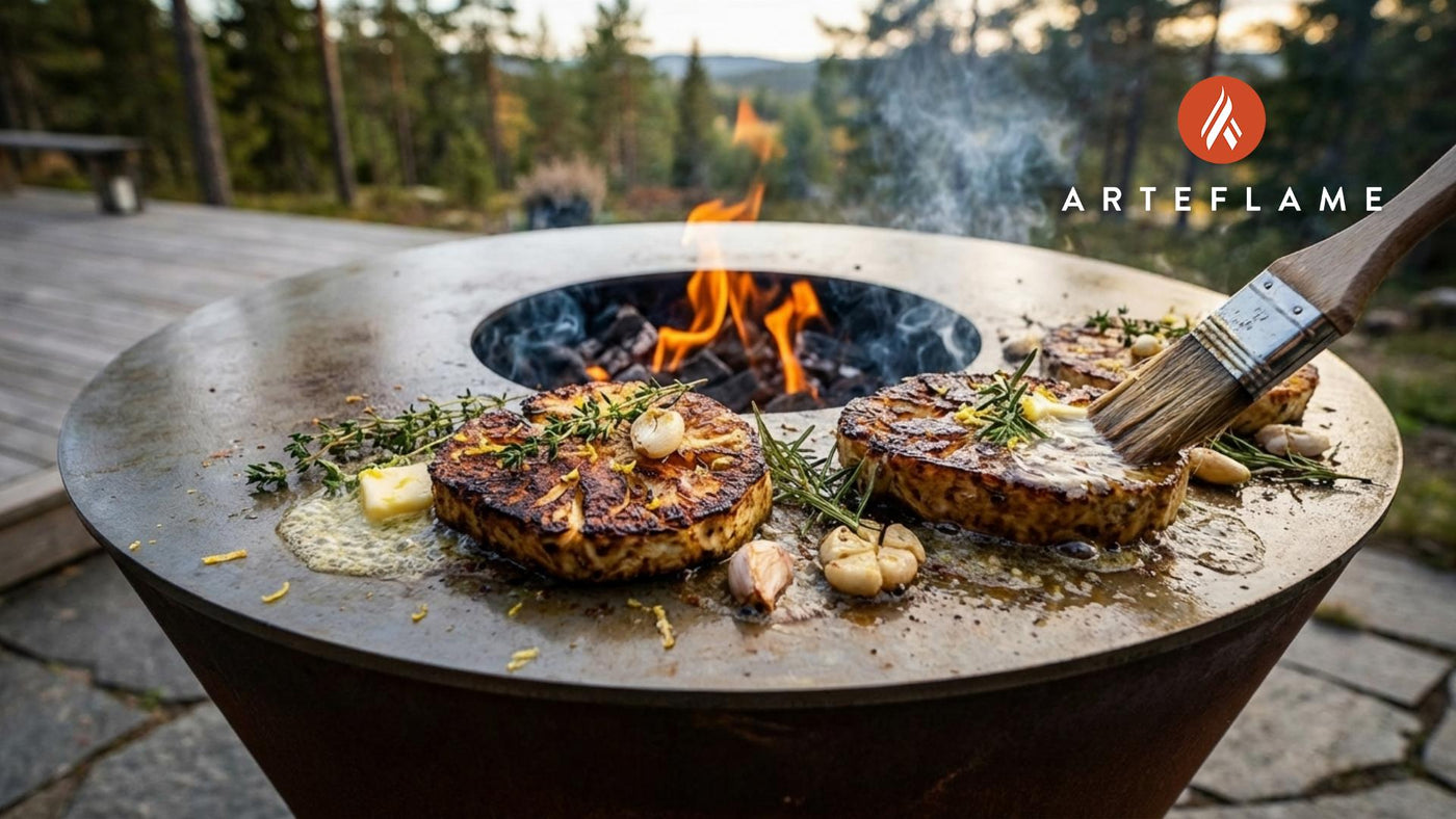Norwegian Flame-Touched Celeriac Steaks Recipe