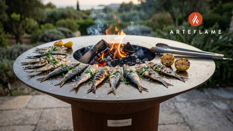 Grilled Spanish Sardines with Lemon and Garlic