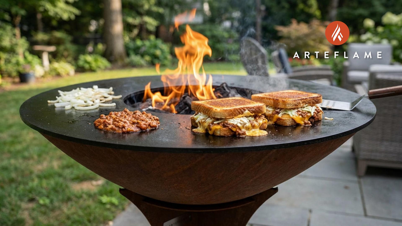 West Virginia Style Grilled Cheese Recipe on the Arteflame Grill