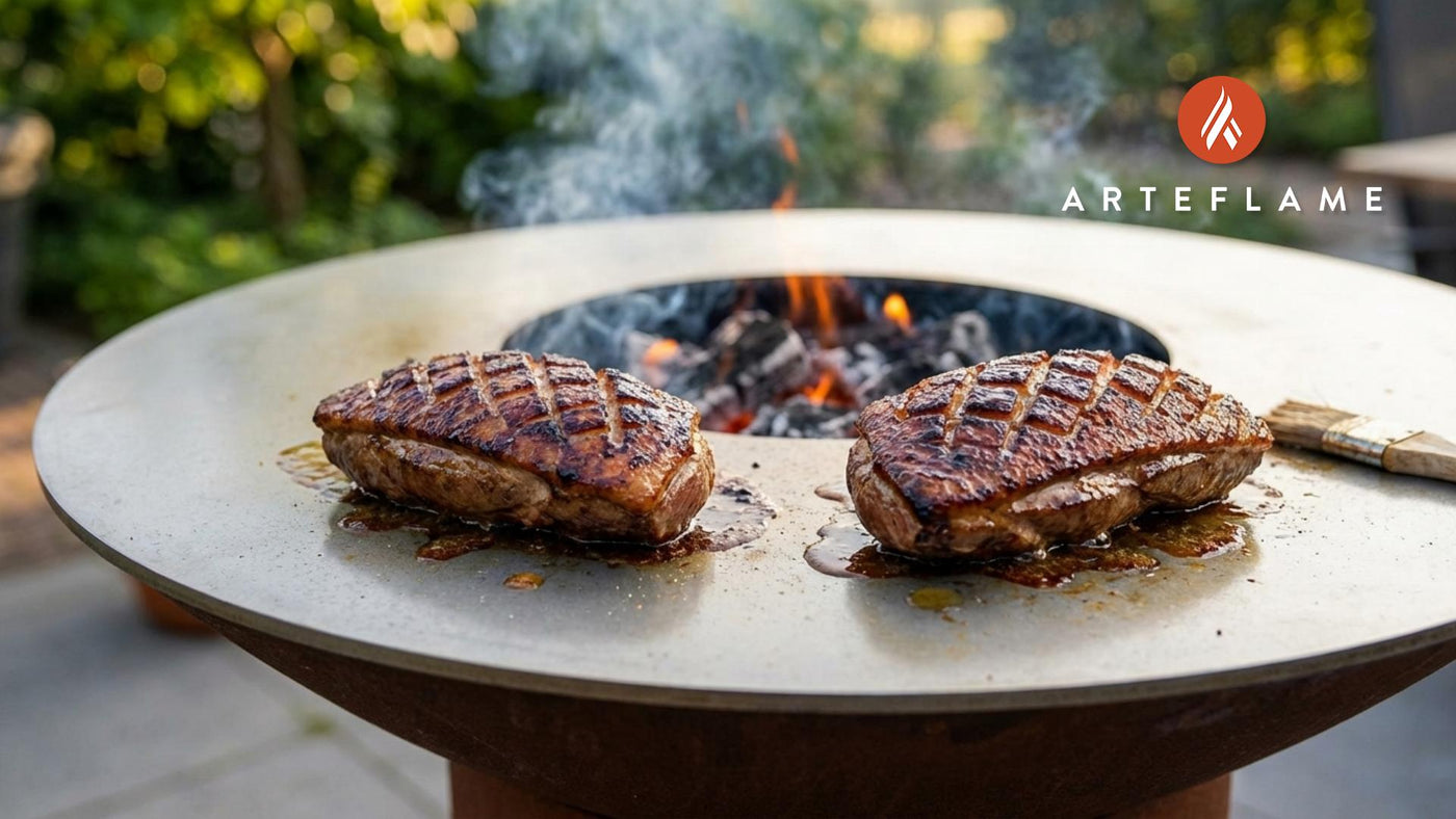 Dutch Honey Glazed Seared Duck Breast on the Arteflame Grill