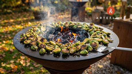 Grilled Thanksgiving Brussels Sprouts on the Arteflame