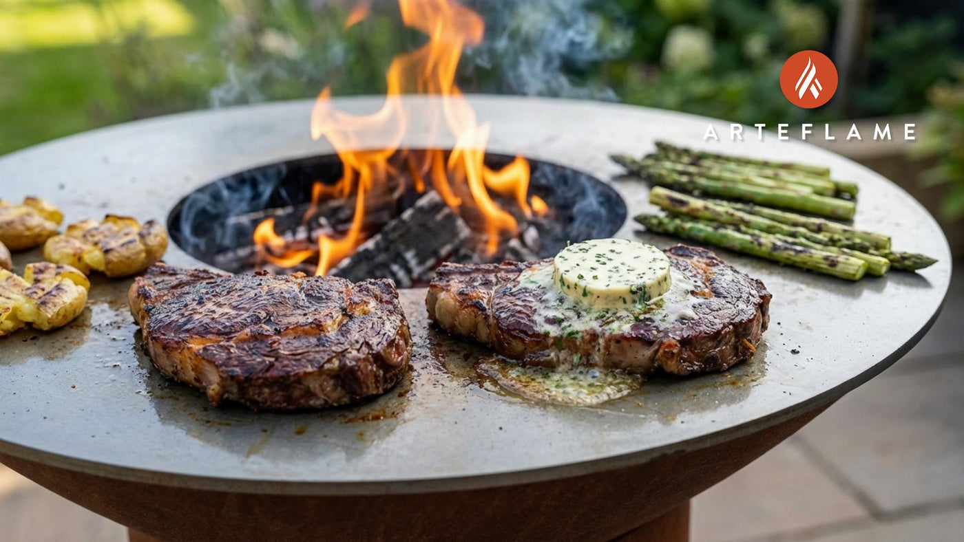 Ultimate Flame-Seared British Ribeye with Homemade Stilton Butter