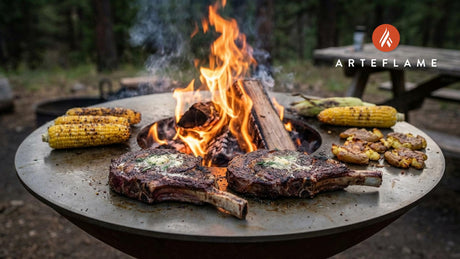 Smoked Coffee-Rubbed Utah Campfire Ribeye for the Arteflame Grill