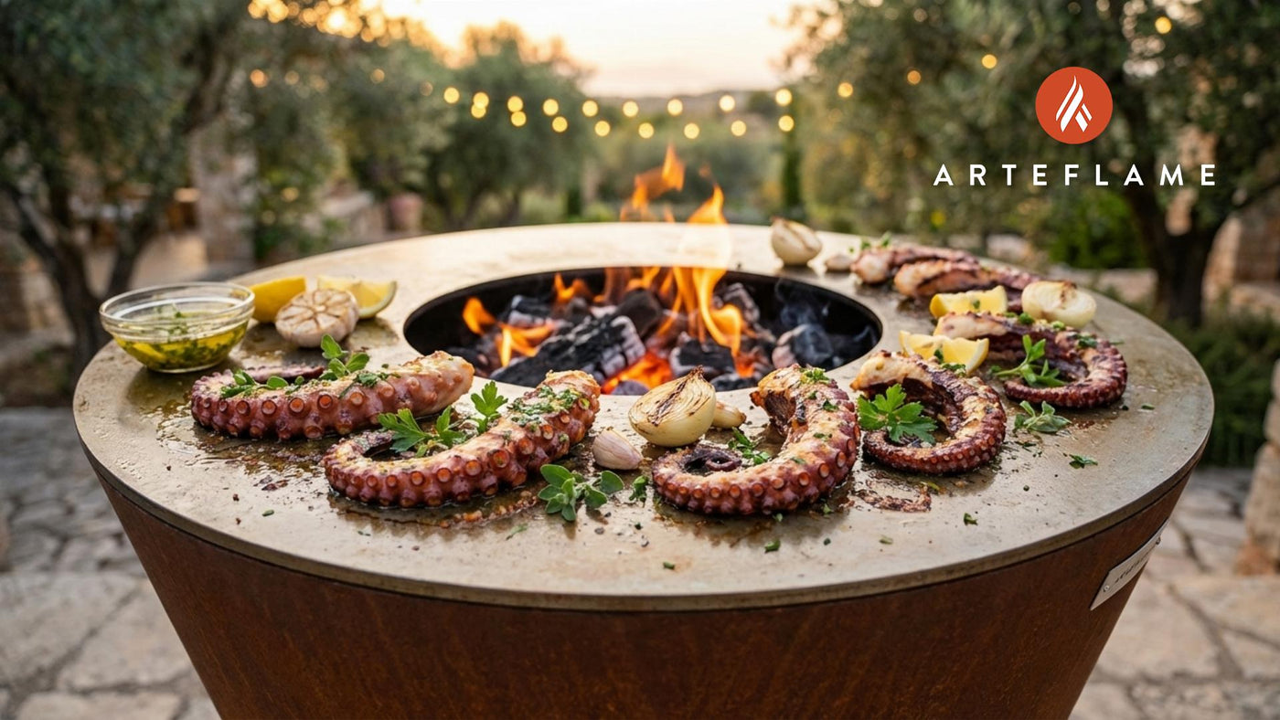 Authentic Albanian-Style Grilled Octopus Recipe