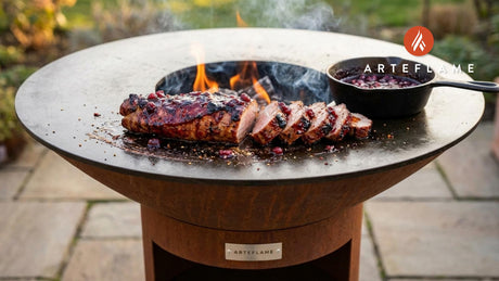 Grilled Cranberry-Glazed Pork Tenderloin on the Arteflame