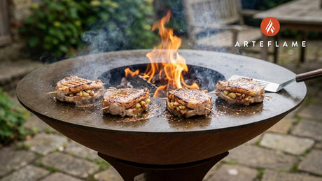 Apple Bacon Stuffed Pork Chops on the Grill
