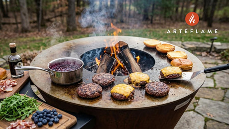 Maine-Style Grilled Venison Burgers with Wild Blueberry Chutney