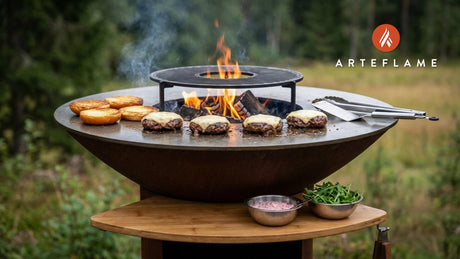 Norwegian Flame Grilled Moose Burgers with Lingonberry Mayo