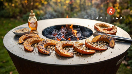 Sweet & Savory Korean Grilled Pumpkin Slices with Honey Glaze