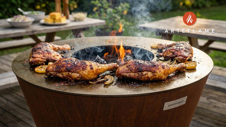Grilled Arkansas Sweet Tea Brined Chicken Quarters