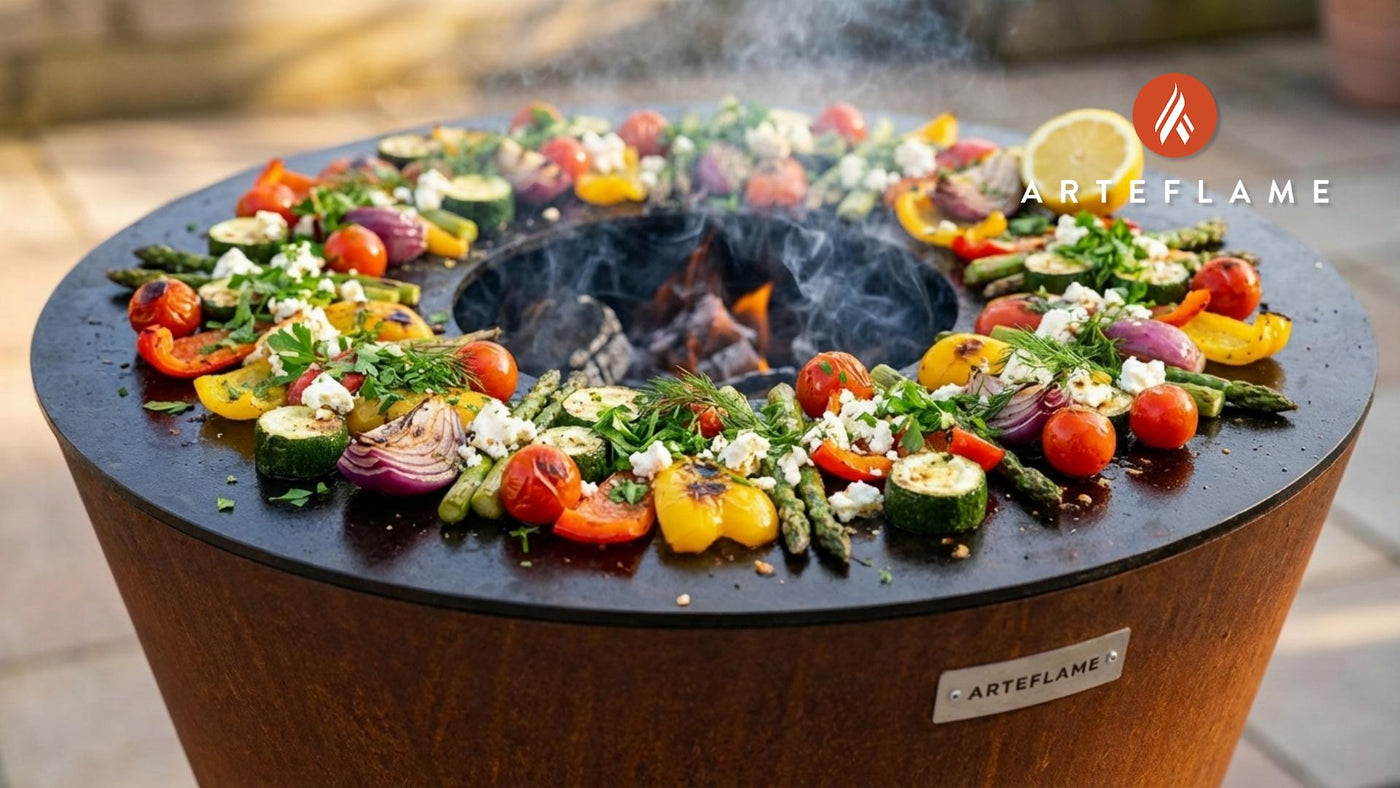 Smoky Greek Grilled Veggie Mix on the Arteflame