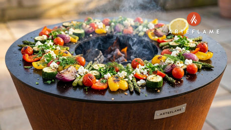 Smoky Greek Grilled Veggie Mix on the Arteflame
