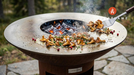 Rustic Norwegian Roasted Wild Mushrooms Recipe for Arteflame Grills