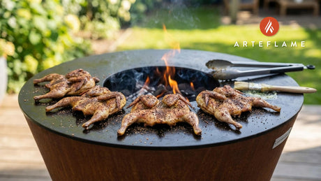 Savory Grilled Dutch Spiced Quail Recipe for the Arteflame Grill