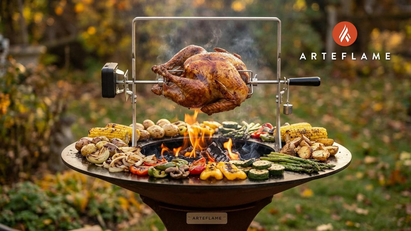 Rotisserie-Style Thanksgiving Turkey on the Arteflame Grill