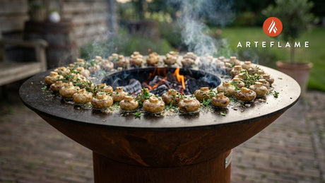 Authentic Polish Herbed Grilled Mushrooms | Arteflame Recipe