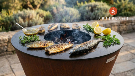 Authentic Greek Grilled Mackerel Recipe with Lemon and Garlic