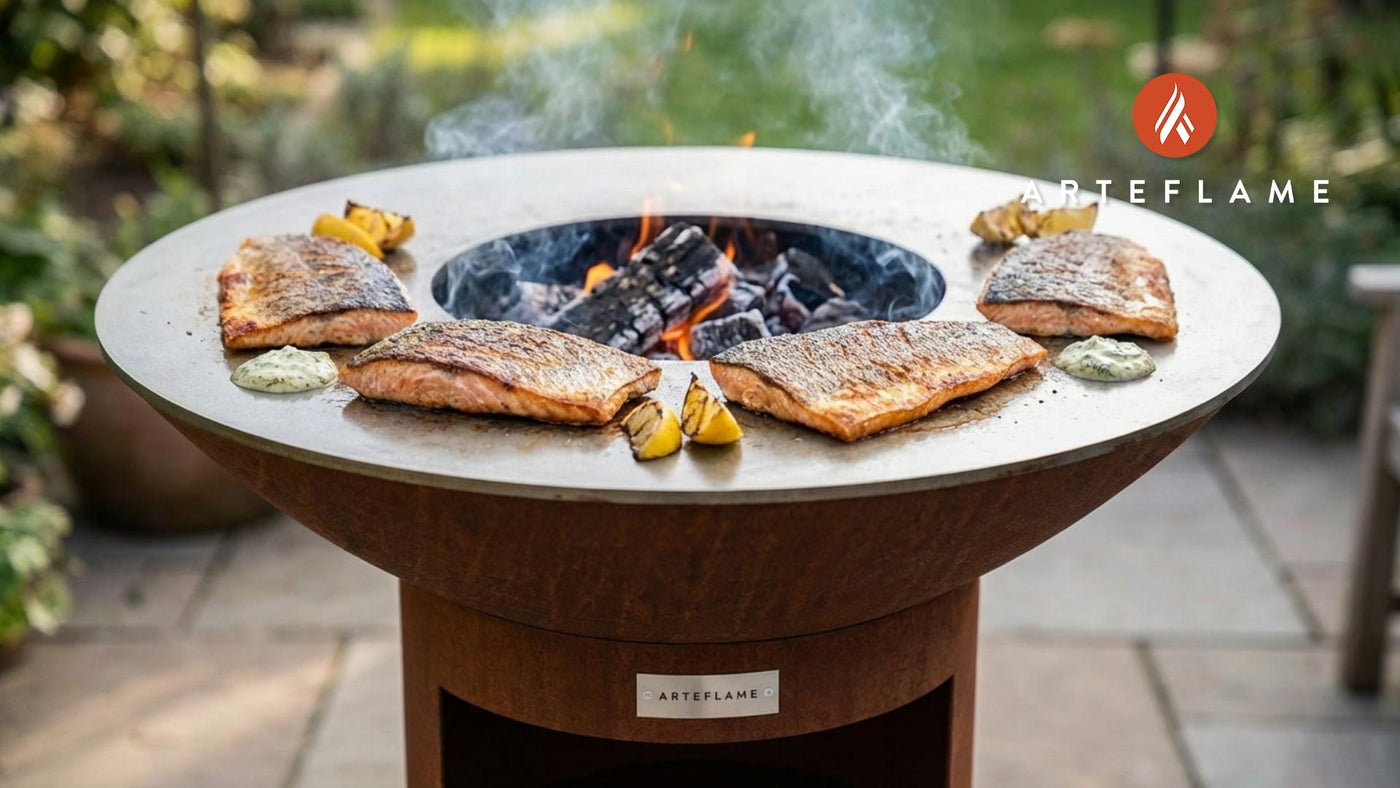 Grilled Swedish Arctic Char with Traditional Dill Sauce