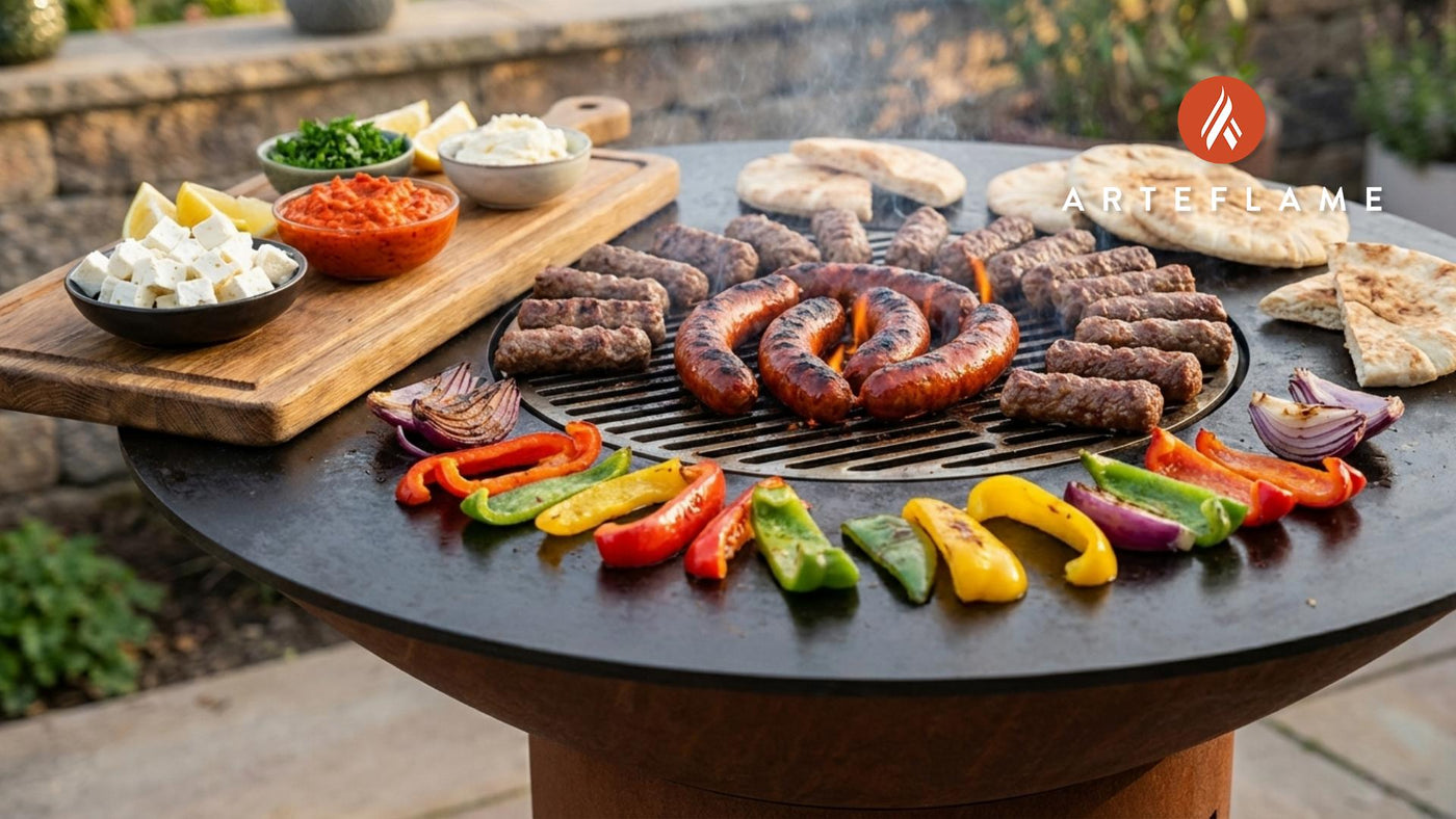 Authentic Grilled Albanian Sausage Platter Recipe (Sudjuk & Cevapi)