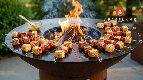 Grilled Angel Food Cake and Strawberry Kebabs