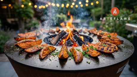 Smoky Grilled Oklahoma Sweet Potato Wedges