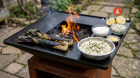 Smoky Norwegian Burnt Leek and Blue Cheese Dip Recipe
