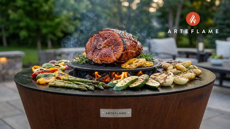 Smoked Nebraska Maple Glazed Ham Recipe on the Arteflame Grill