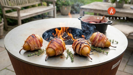 Grilled Bacon Wrapped Poached Pears: A Sweet & Savory Arteflame Masterpiece