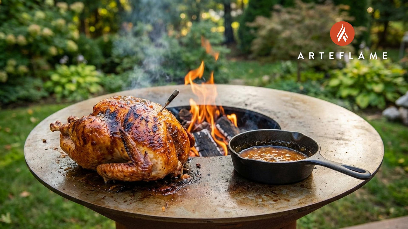 Juicy Georgia Smoked Turkey Breast with Sticky Peach Glaze