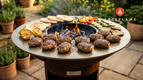 Authentic Greek Biftekia Recipe: Juicy Burgers on the Arteflame Grill