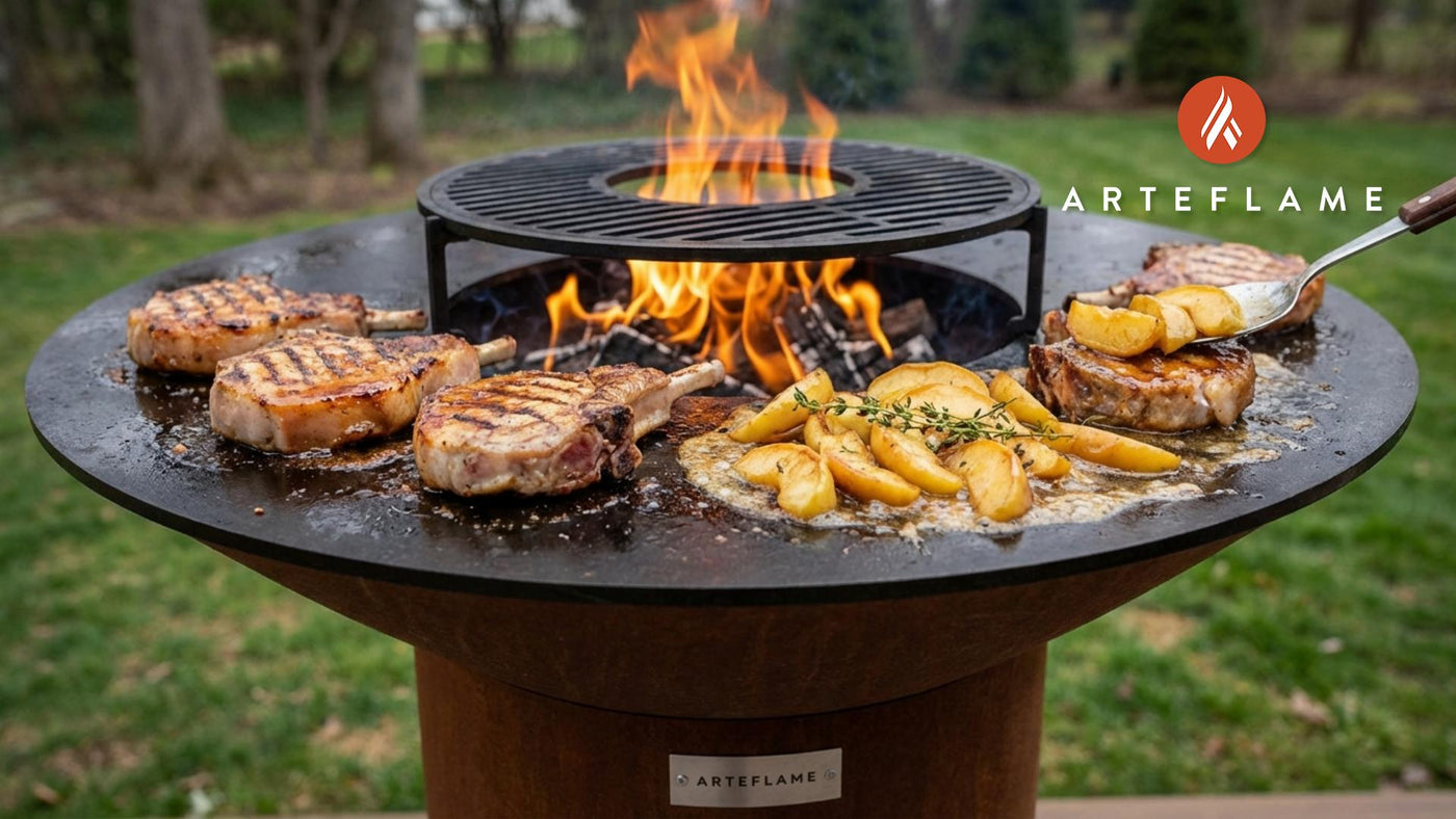 Smoky Grilled Pork Chops with Rustic Apple Glaze