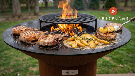 Smoky Grilled Pork Chops with Rustic Apple Glaze