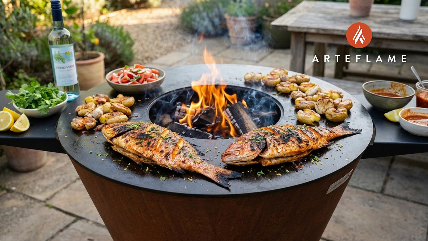 Authentic Portuguese Grilled Red Snapper on the Arteflame