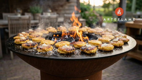 Grilled North Carolina Hush Puppies with Whipped Onion Butter