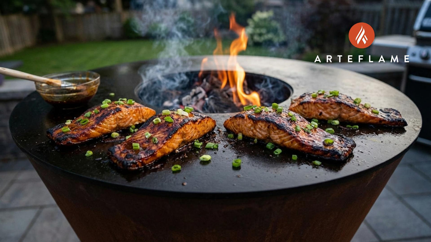 Smoky Maine Maple Glazed Salmon Recipe for the Arteflame Grill