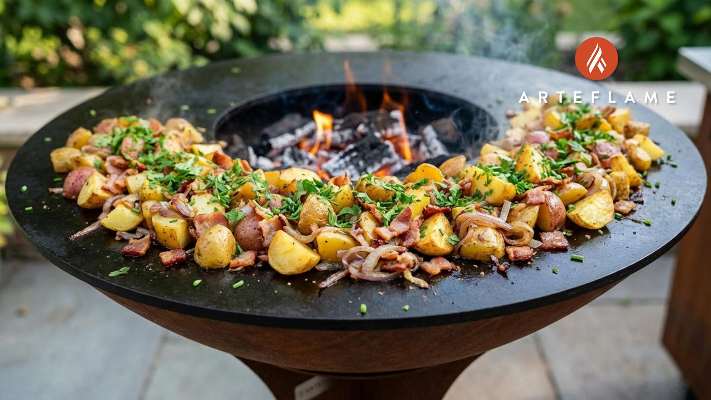 Grilled Polish Warm Bacon and Potato Salad