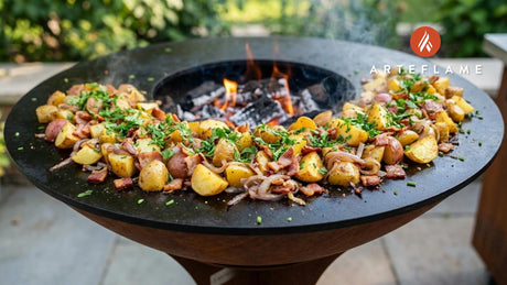 Grilled Polish Warm Bacon and Potato Salad