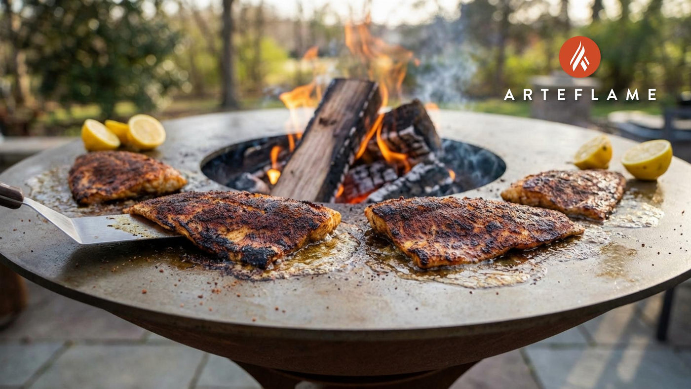 North Dakota Style Cajun Grilled Catfish on the Arteflame